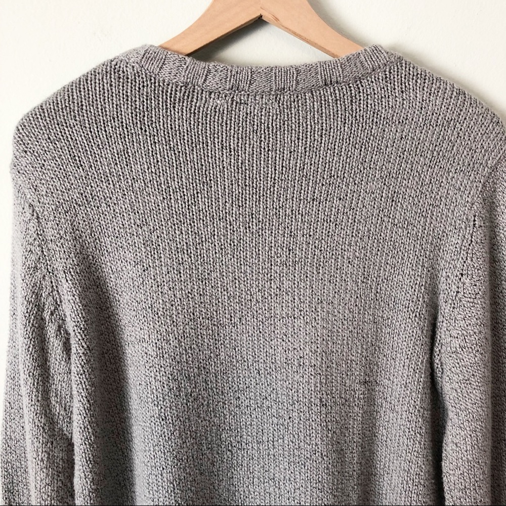BDG | Gray Crew Neck Knit Soft & Cozy Sweater M - Picture 6 of 8